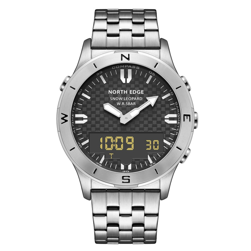 Stainless Steel Multifunction Smart Watch for Men - Waterproof