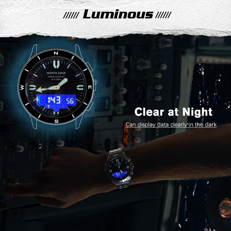 Stainless Steel Multifunction Smart Watch for Men - Waterproof