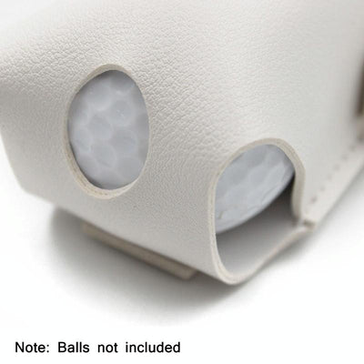 Compact Leather Golf Bag for Protection on the Go - Brown