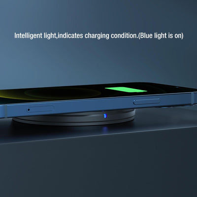 Fast Charging Wireless Charger Portable & Button Design