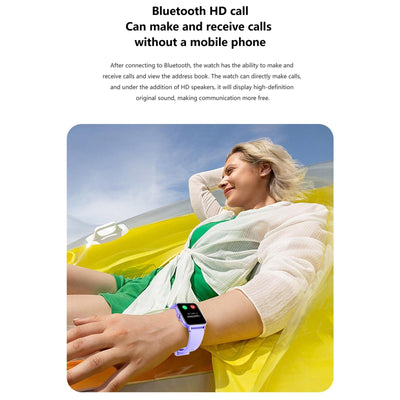 1.83 Inch Bt5.2 Smart Sport Watch Support Bluetooth Call / Sleep / Blood Sugar / Blood Oxygen / Heart Rate / Blood Pressure Health Monitor - Pink