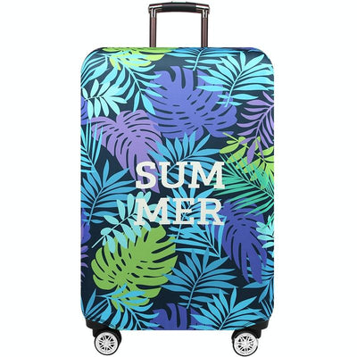 Stretchy Luggage Dust Cover - Durable & Protective - Size l - Tropical Pineapple - S