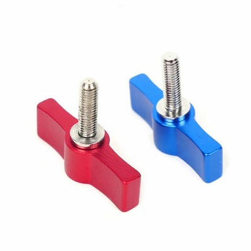10Pcs T-Shaped Multi-Directional Screw With M4 Aluminum Alloy Handle - Red