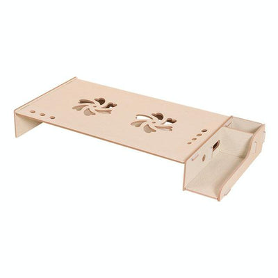 Wood Monitor Stand with Keyboard Storage - Tbd049404601A