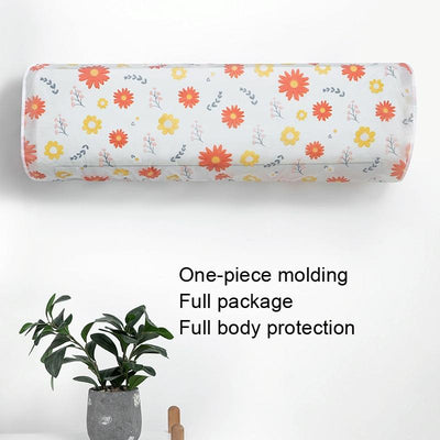 5-pack Hanging Ac Dust Cover - 95x20x31cm - Thickened - Red Flower