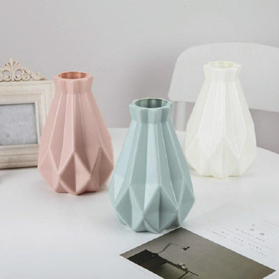 Drop-resistant Vase for Creative Living Room Flower Arrangements - Milk White