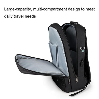 13-15.6 Inch Anti-Theft Laptop Backpack In Mysterious Black