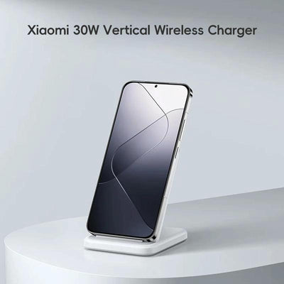 30W Vertical Wireless Charger White