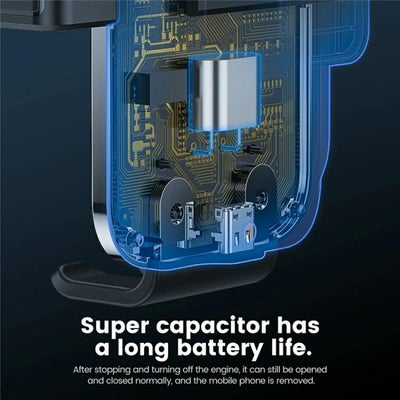 15W Fast Car Vent Wireless Charger With Intelligent Induction - Tarnish