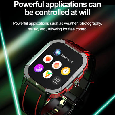 2.06 Inch Bt5.3 Ip68 Sport Smart Watch Bluetooth Call / Message / Health - Orange