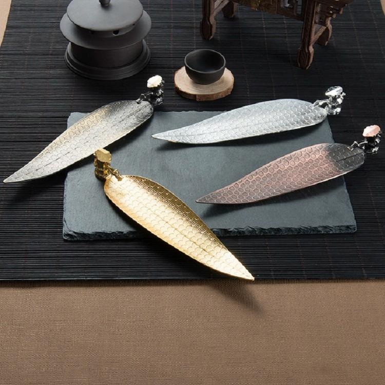 Large Sandalwood Incense Sticks with Leaf Ornaments - Silver