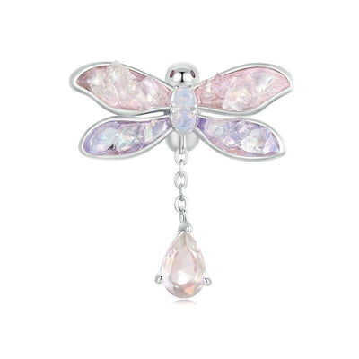 925 Sterling Silver Dragonfly Tassel Beads