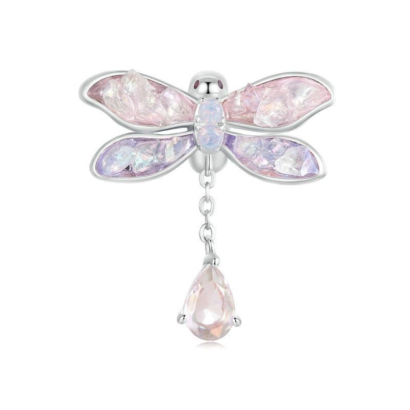 925 Sterling Silver Dragonfly Tassel Beads
