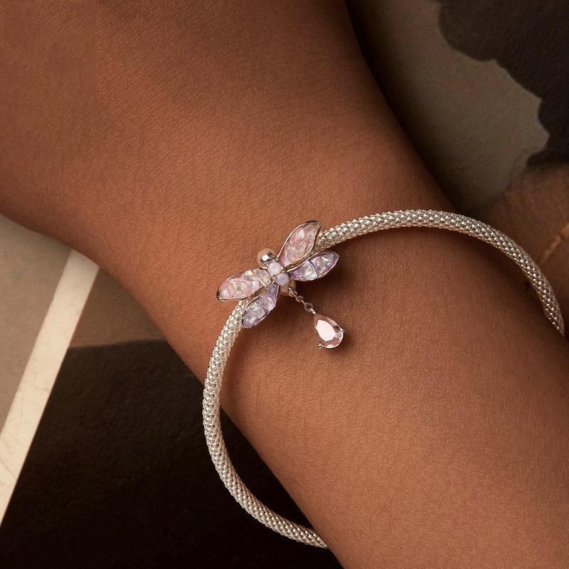 925 Sterling Silver Dragonfly Tassel Beads