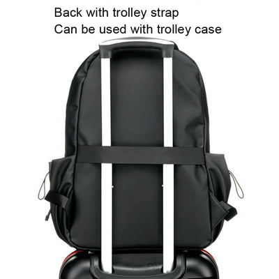 Versatile Double Laptop Backpack for Students and Professionals - Black
