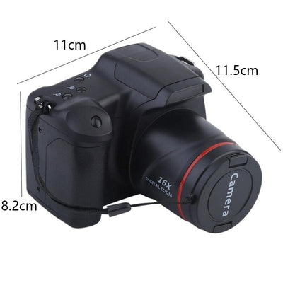 16X Zoom Hd Slr Camera In Black