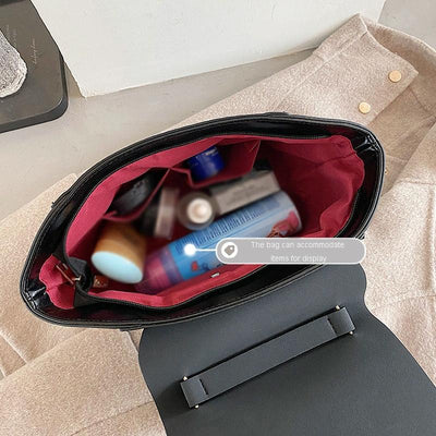 Versatile Vintage Wing Crossbody Bag with Frosted Finish and Chain - Khaki