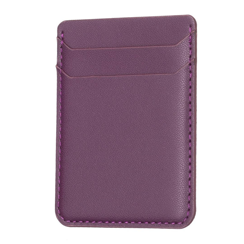 R20 Texture Card Bag Back Sticker For Mobile Phones - Dark Purple