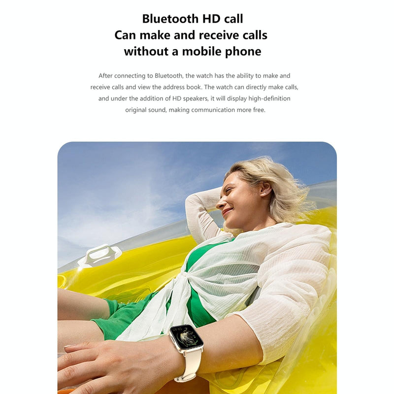 1.83 Inch Bt5.2 Smart Sport Watch Support Sleep / Heart Rate / Blood Oxygen / Temperature / Heart Sugar / Blood Pressure Health Monitor - Black