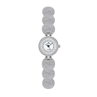Diamond-inlaid Women Chain Watch - Elegant Accessory - Gold