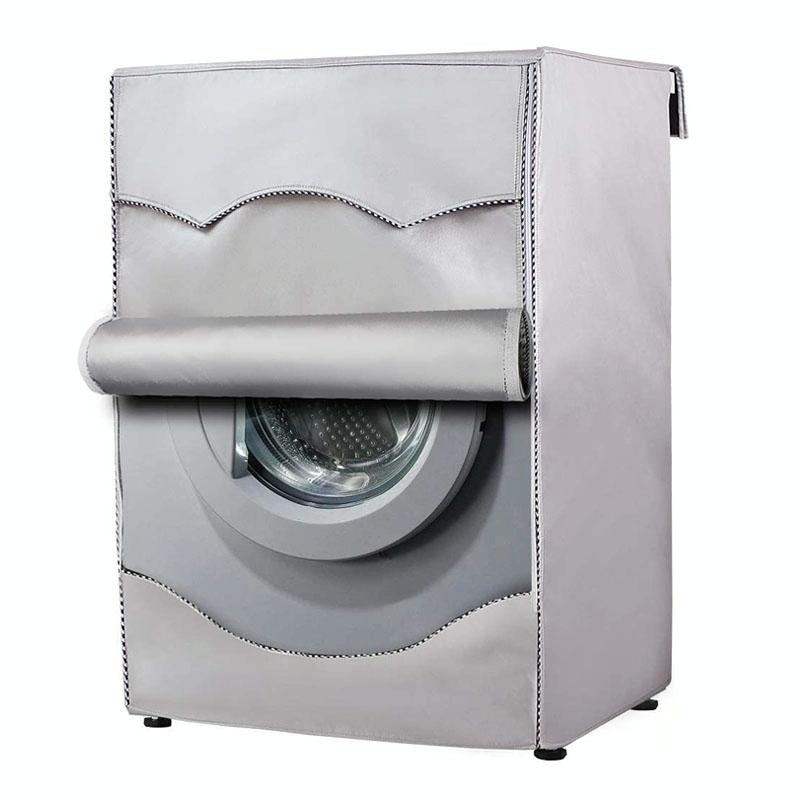 Waterproof Dustproof Cover for 420d Roller Boiler Washing Machine - 60x53x85cm Size - Silver - 60X53X85Cm