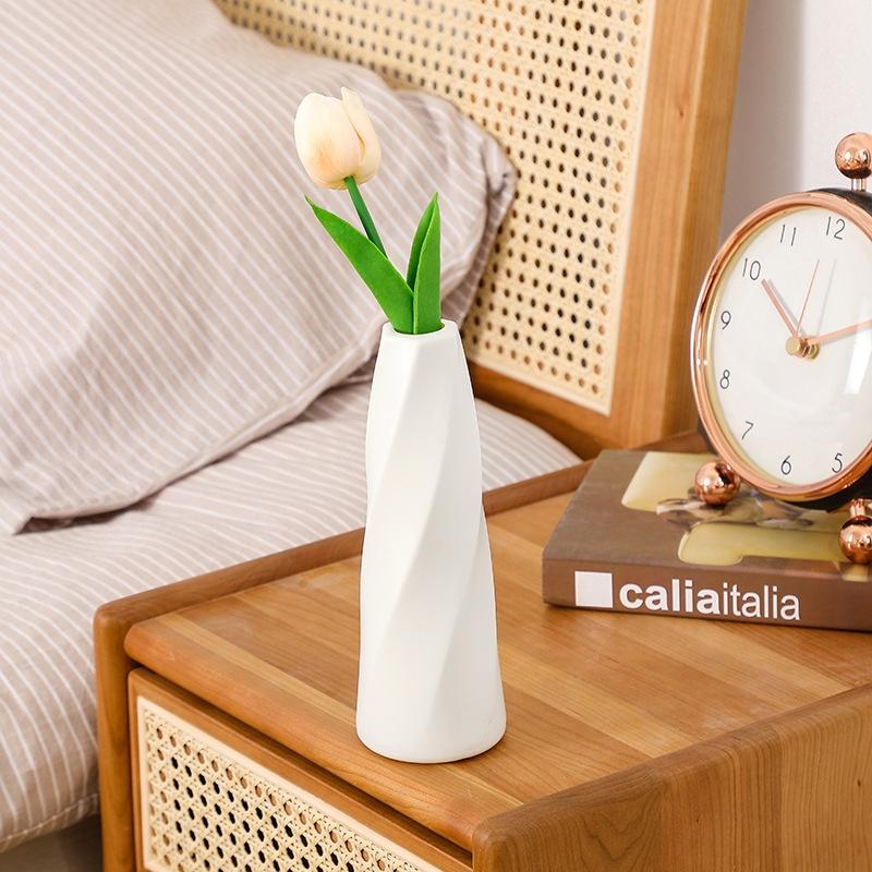 Minimalist Living Room Dried Flower Vase Decor - Rose Pink