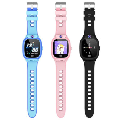 1.44 Inch 4G Video Call Waterproof Smart Children Phone Watch With Sos Function - Black