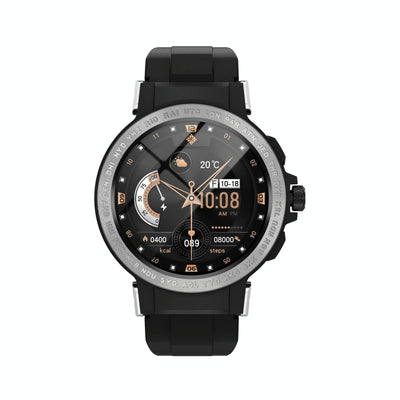 Waterproof Smart Watch With Colour Screen - Ip68 - Black