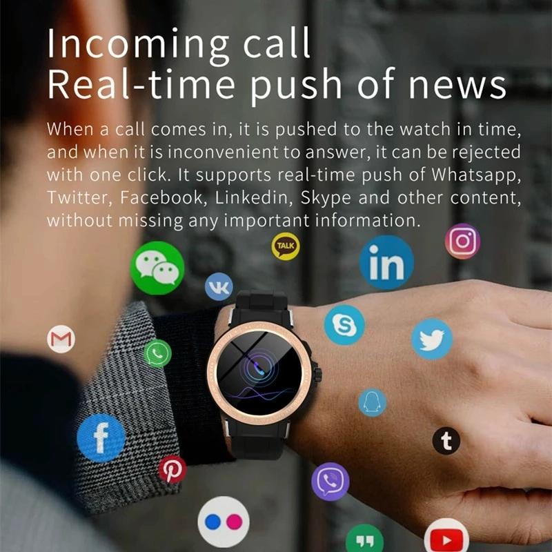 Waterproof Smart Watch With Colour Screen - Ip68 - Black