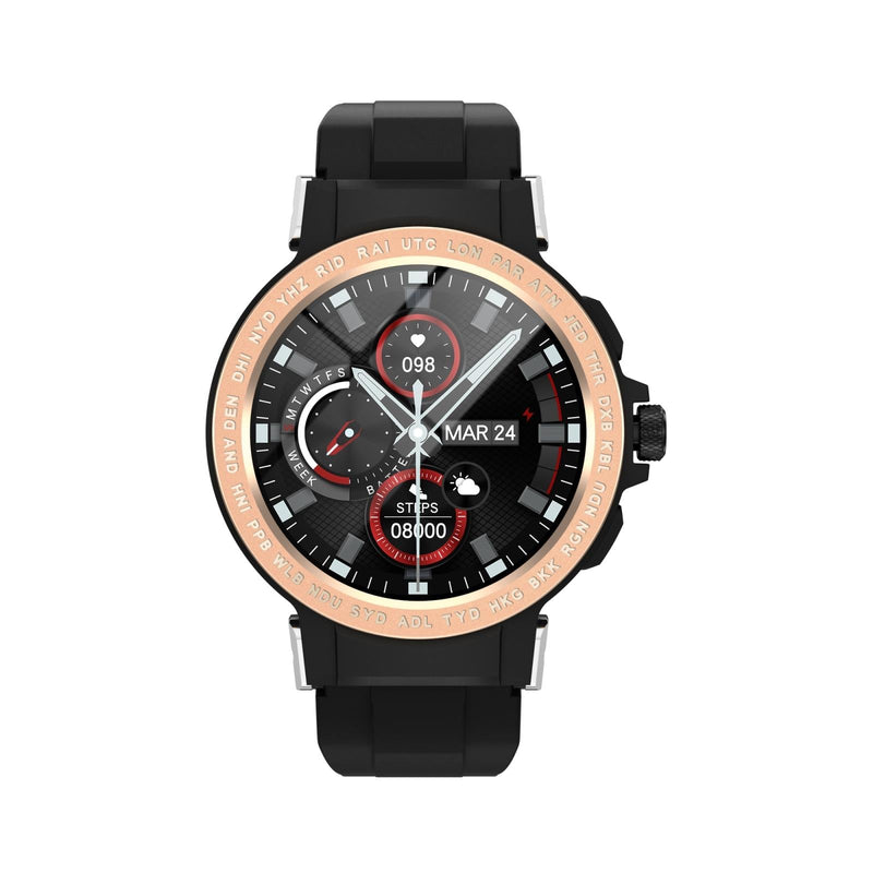 Waterproof Smart Watch With Colour Screen - Ip68 - Black