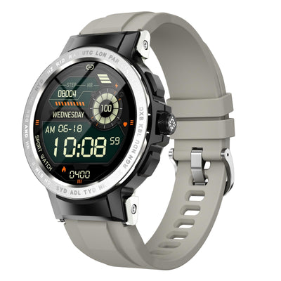 Waterproof Smart Watch With Colour Screen - Ip68 - Black