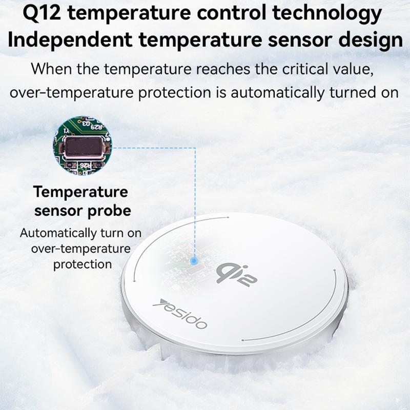 15W Magnetic Fast Wireless Charger White