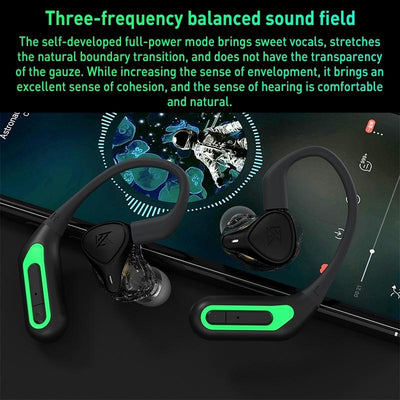 Wireless Bluetooth Headset With Interface Adaptation - Black