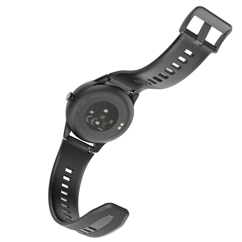 1.3 Inch Tft Smart Watch Sleep Heart Oxygen Monitoring 5Atm Waterproof Black