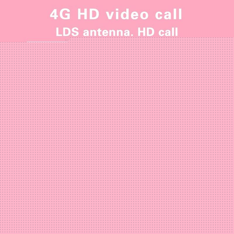 1.4 Inch 4G Gps Positioning Children Calling Watch With Sos Function - Pink