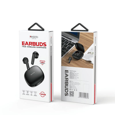 Black Wireless Bluetooth Earphones - Tws25