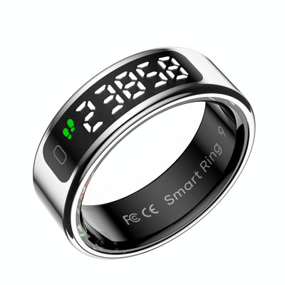 12 Size R11 Smart Ring Heart Rate Oxygen Sleep Sports - Black