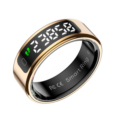 12 Size R11 Smart Ring Heart Rate Oxygen Sleep Sports - Black