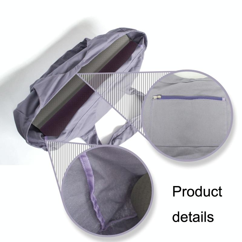 Fitness Travel Duffel Bag - Breathable & Lightweight - Purple