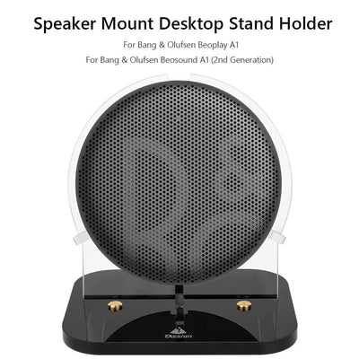 Acrylic Desktop Stand for b & o Beoplay A1 / Beosound A1 2nd Speaker - Black