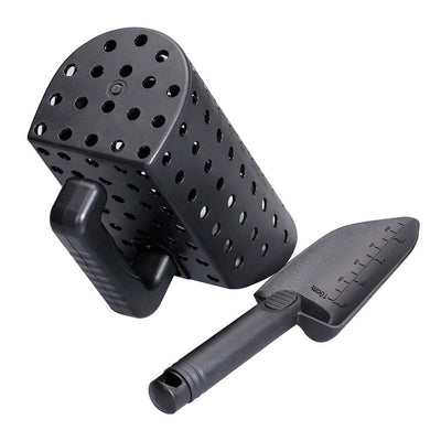 Black Metal Detector Scoop and Shovel Set for Digging