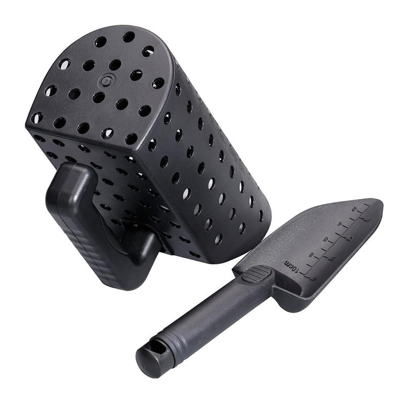 Black Metal Detector Scoop and Shovel Set for Digging