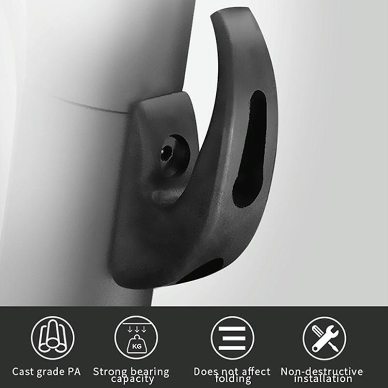 Universal Storage Hook for Xiaomi M365 Electric Scooter - Set of 2 - Black