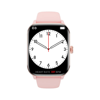 1.91 Inch Bt5.2 Smart Sport Watch Support Sleep / Heart Rate / Blood Oxygen / Temperature / Blood Pressure Health Monitor - Pink