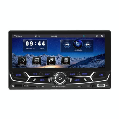 6.86 Inch Dual Butt Mp5 Player W / Backup Camera Bluetooth Carplay