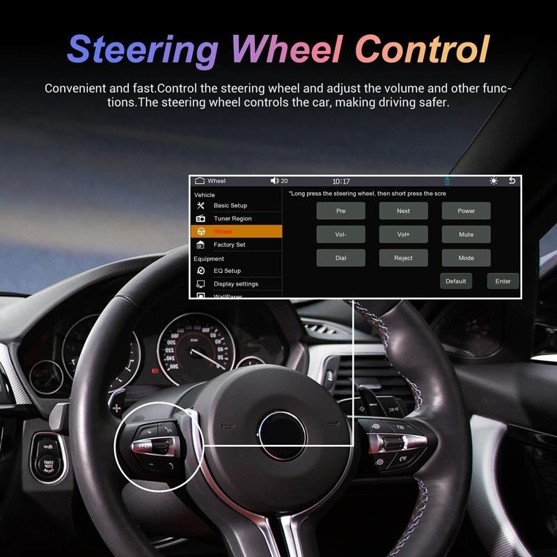 6.86 Inch Dual Butt Mp5 Player W / Backup Camera Bluetooth Carplay