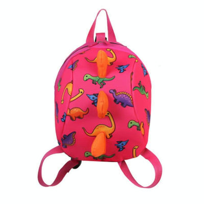 Durable Dinosaur Backpack for Kids - Lost Proof - Pink
