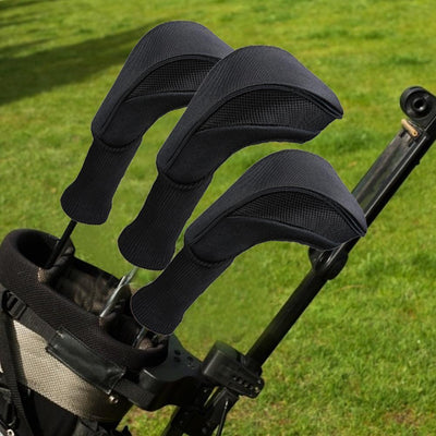 3-in-1 Golf Club Head Cover - No.1 No.3 No.5 - Protective - Blue