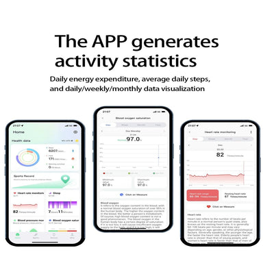 Smart Ring For Health Monitoring & Multiple Sports Modes - Size 11 - Silver