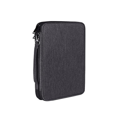 Waterproof Multi-function Storage Bag for Digital Accessories Earphones and Data Cables - Black
